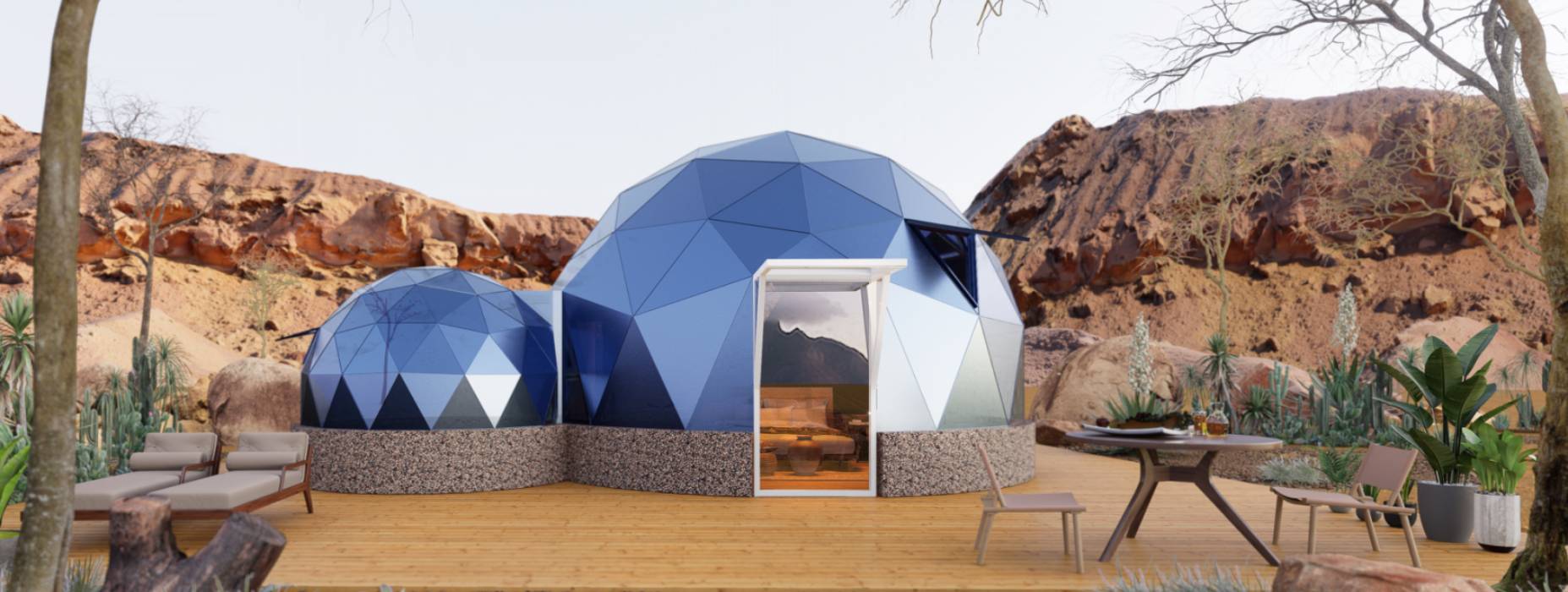 鄢陵县球形智能光伏玻璃星空房